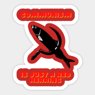 Just a red herring (txt) Sticker